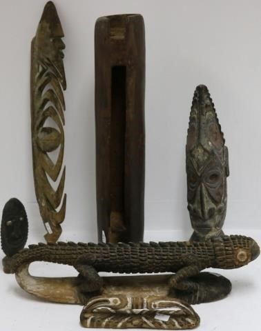 6 PIECE LOT FROM NEW GUINEA, EARLY