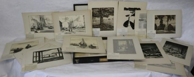 39 BLACK AND WHITE LITHOGRAPHS BY ASSOCIATEDAMERICAN