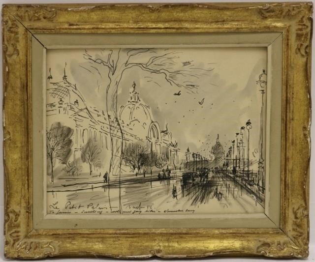 FRANZ BUEB 1919 1982 FL WATERCOLOR 2c268e