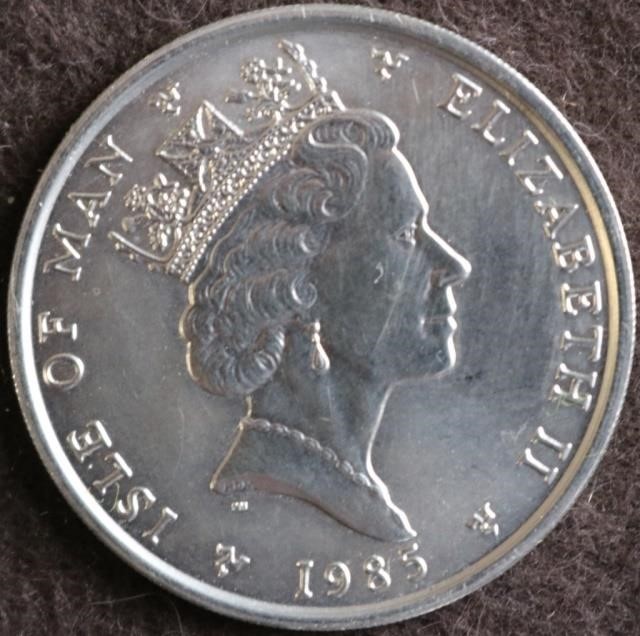 1985 ELIZABETH II, 1 NOBLE, 1 OZ.