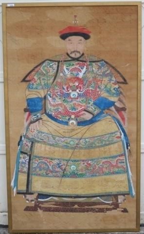 CHINESE PAINTING ON SILK OF A HIGH 2c26e9