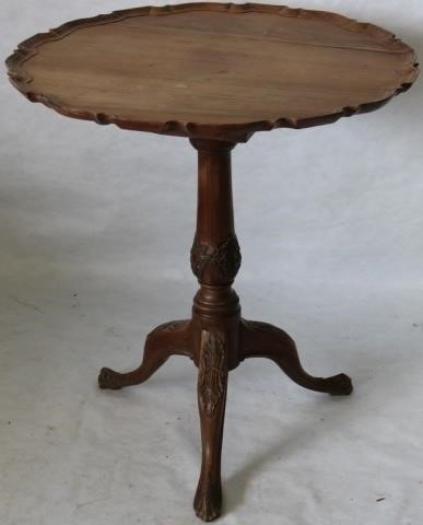 18TH C PORTUGUESE TEA TABLE, EXOTIC