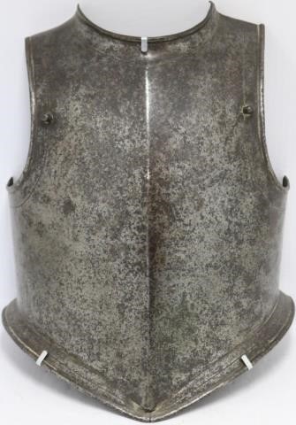 17TH C BREAST PLATE, FRENCH OR