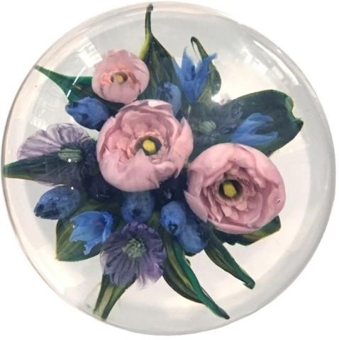 MELISSA AYOTTE PAPERWEIGHT, FLORAL