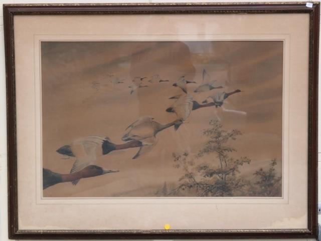 REX BRASHER 1869 1960 CT WATERCOLOR 2c2783