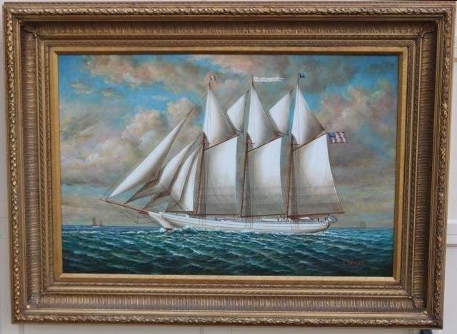 D TAYLER 20TH C OIL PAINTING 2c2787