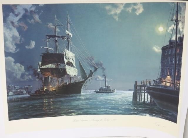 COLORED LITHOGRAPH BY JOHN STOBART,