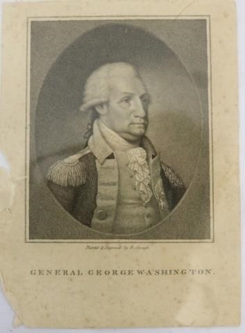 GENERAL GEORGE WASHINGTON ENGRAVED