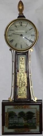 EARLY 19TH C WILLARD BANJO CLOCK WITH