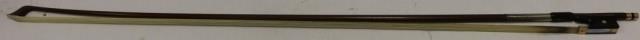 GOLD MOUNTED VIOLIN BOW, SIGNED