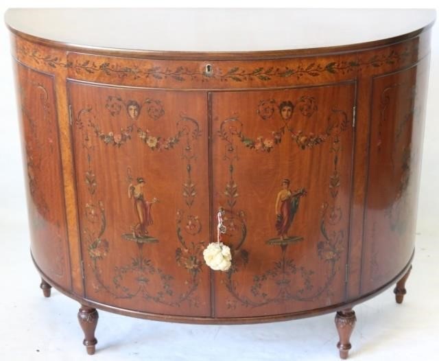 PAIR OF ADAMS STYLE COMMODES WITH 2c2884