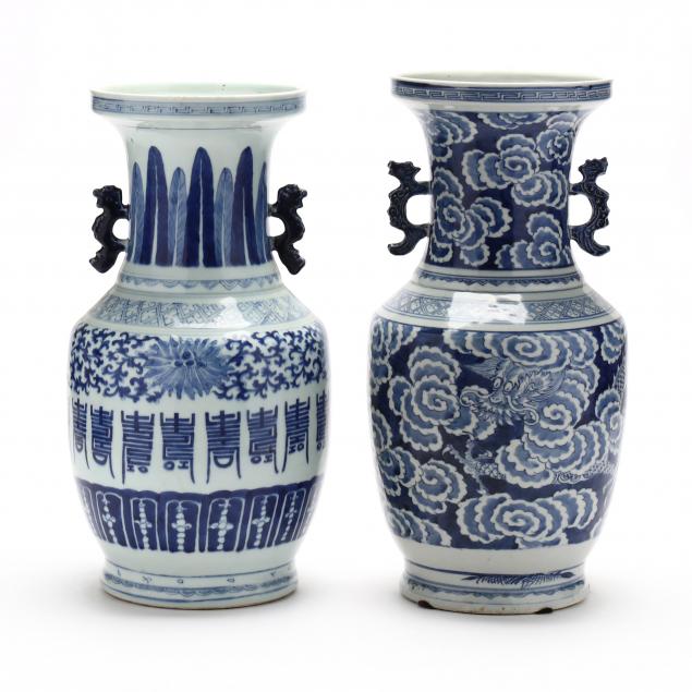 TWO CHINESE PORCELAIN BLUE AND 2c50f3