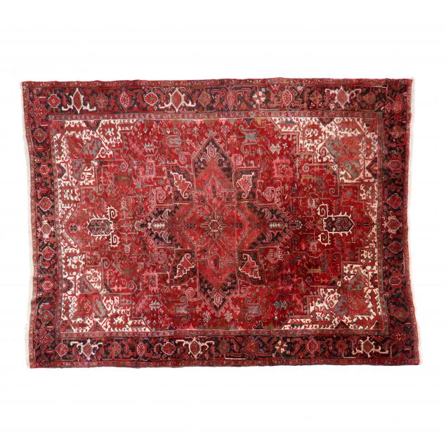 HERIZ CARPET Dark red field center 2c51d6