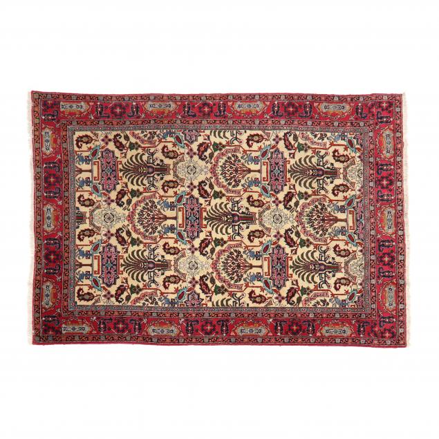 TABRIZ RUG Beige field with repeating 2c51e4