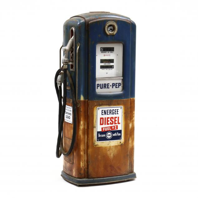 VINTAGE PURE-PEP FUEL PUMP, NOW