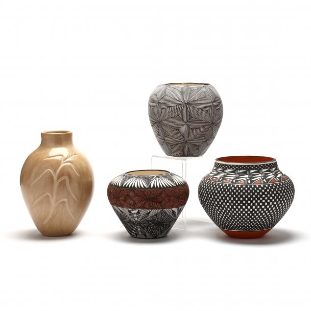 FOUR SOUTHWEST POTTERY VESSELS