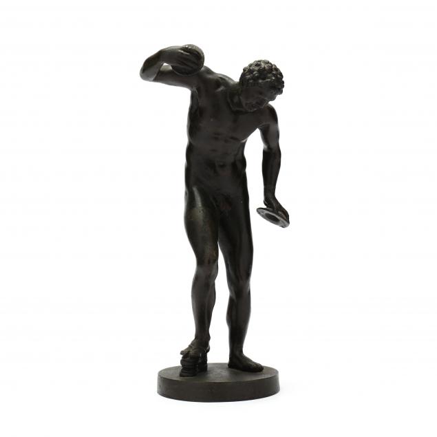 CAST BRONZE MODEL OF THE DANCING FAUN