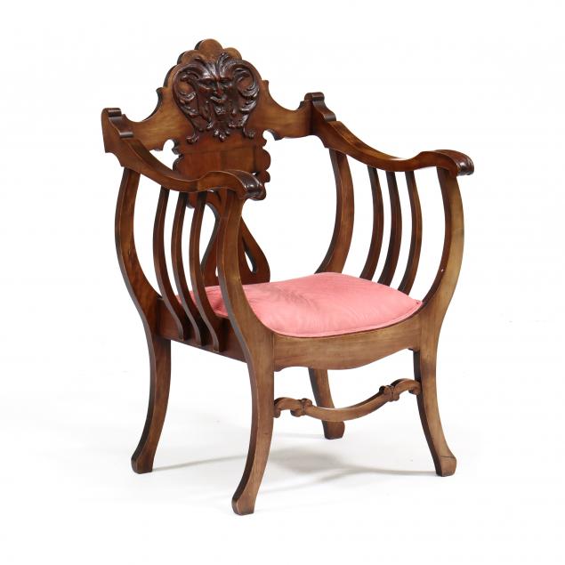 EDWARDIAN MAHOGANY ARMCHAIR Circa 2c53ae