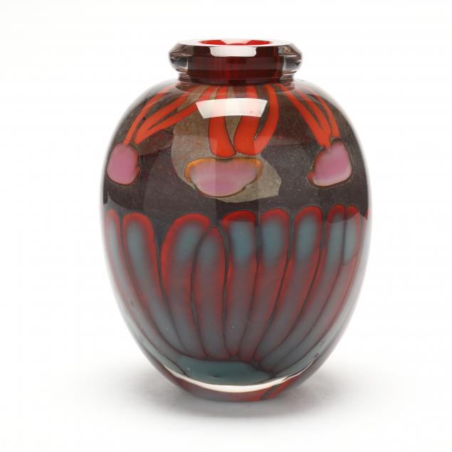 STEVEN MAIN ART GLASS VESSEL 2006  2c541c