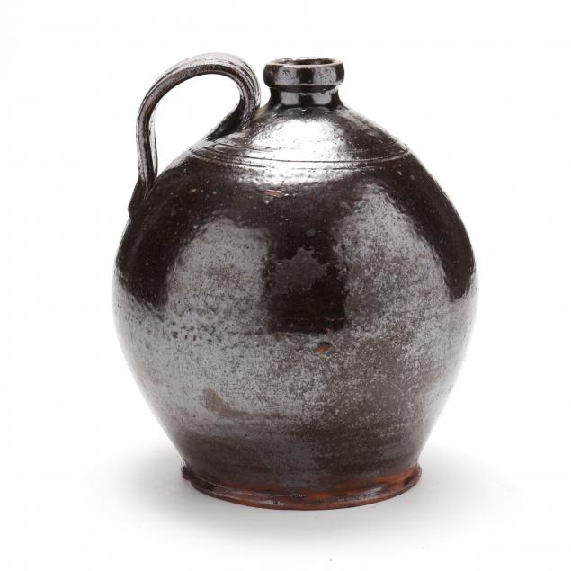 ALBANY SLIP GLAZED OVOID JUG, WESTERN