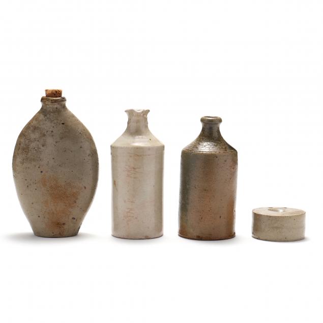 FOUR AMERICAN UTILITARIAN POTTERY