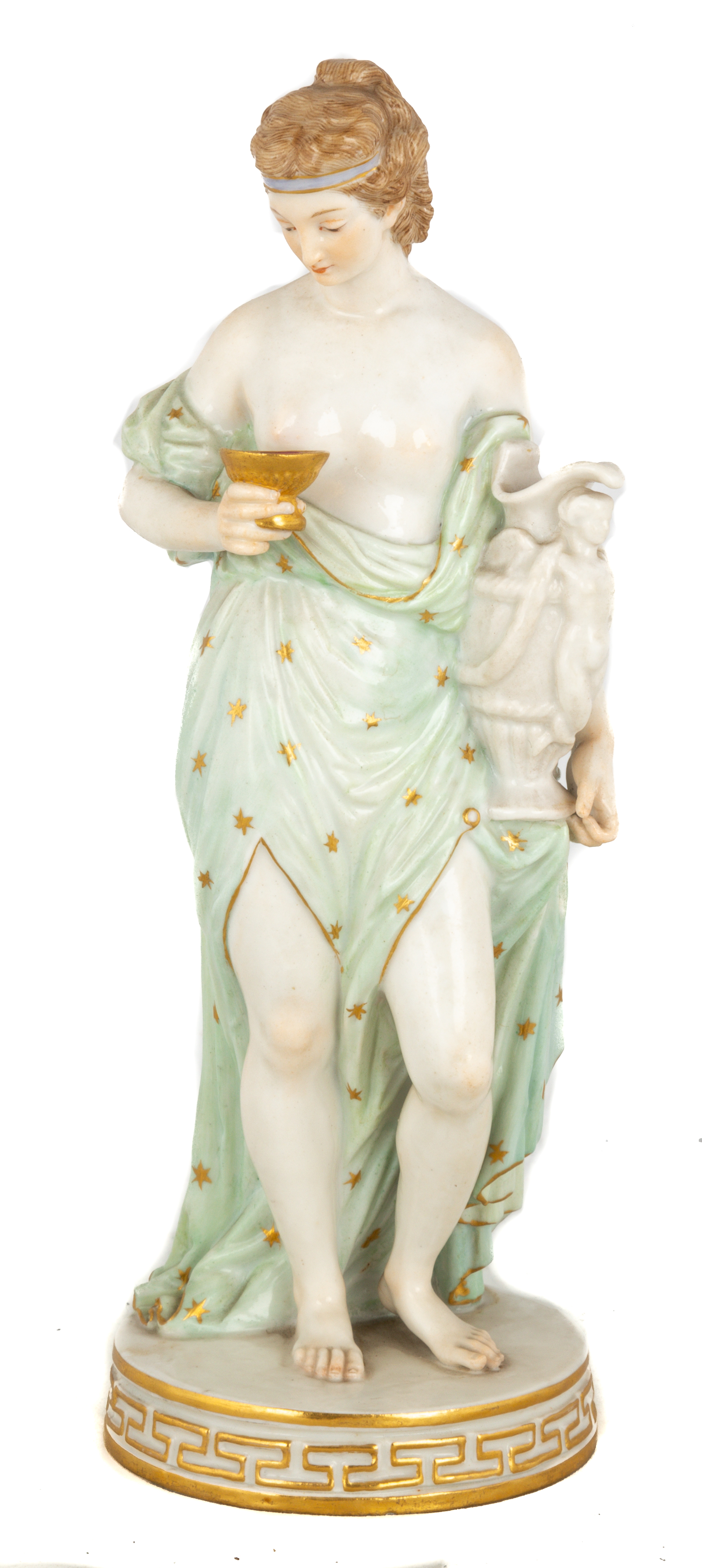 MEISSEN CLASSICAL FIGURE 19th century.