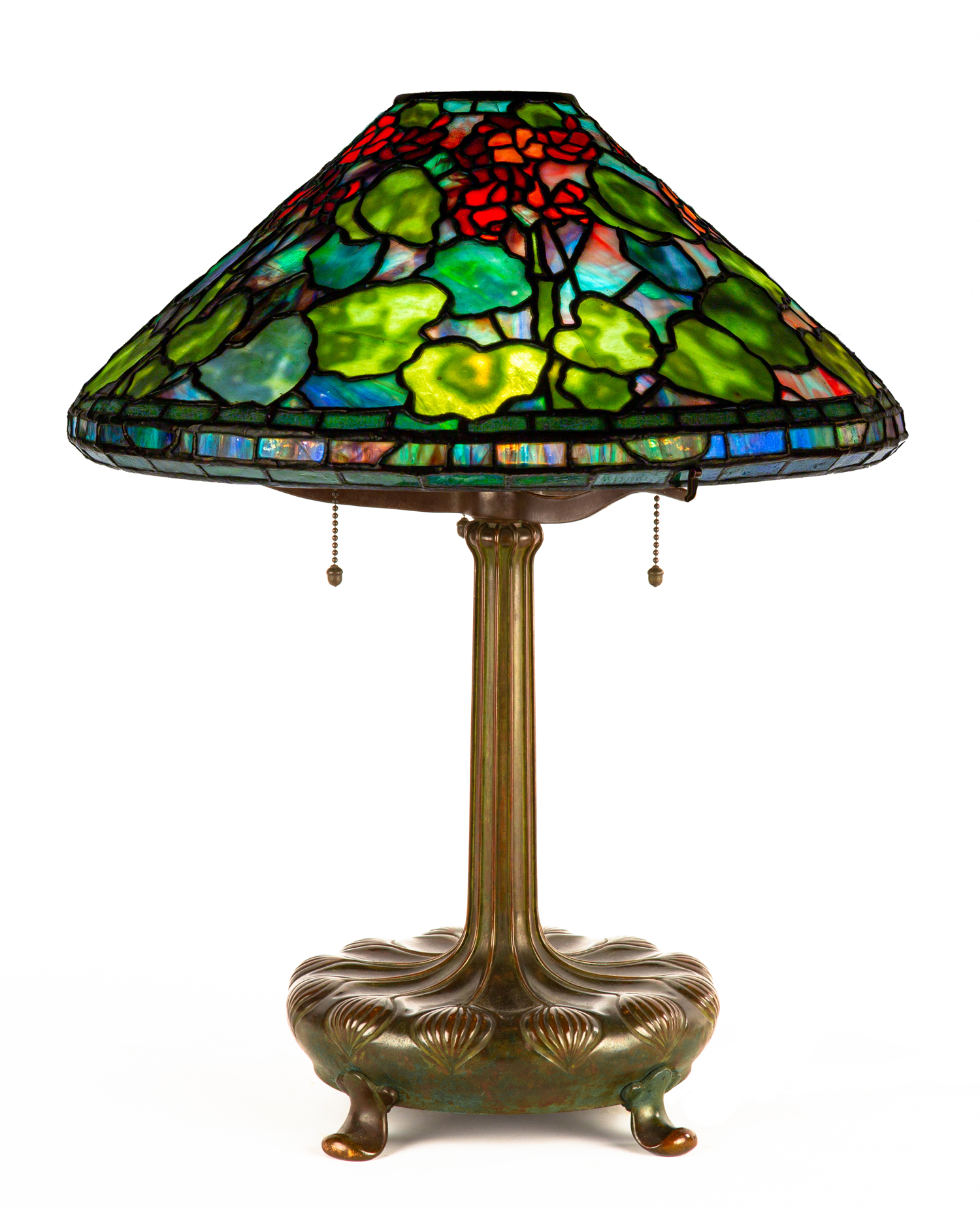 TIFFANY STUDIOS NEW YORK GERANIUM 2c86a3