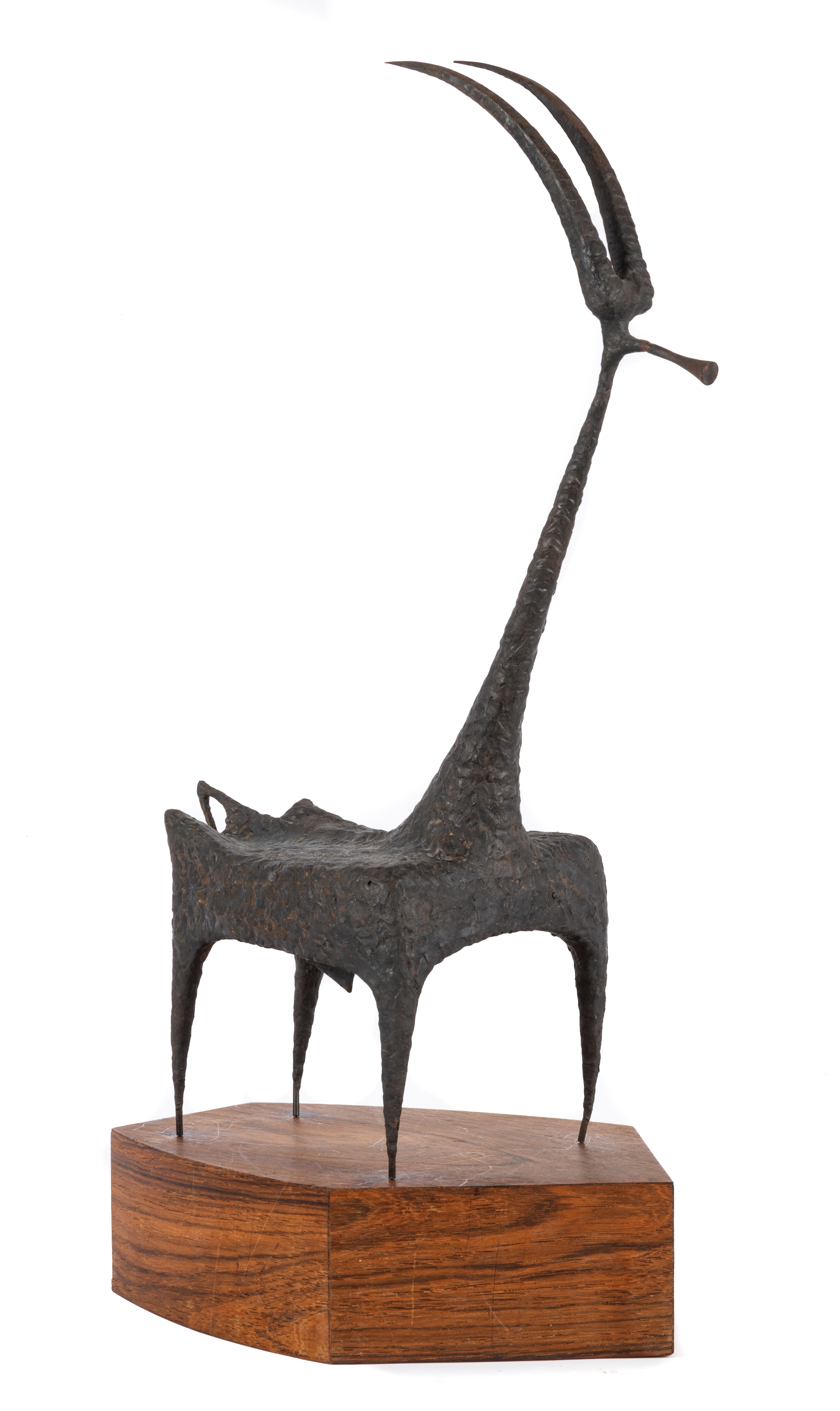 BRONZE STYLIZED ANIMAL SCULPTURE