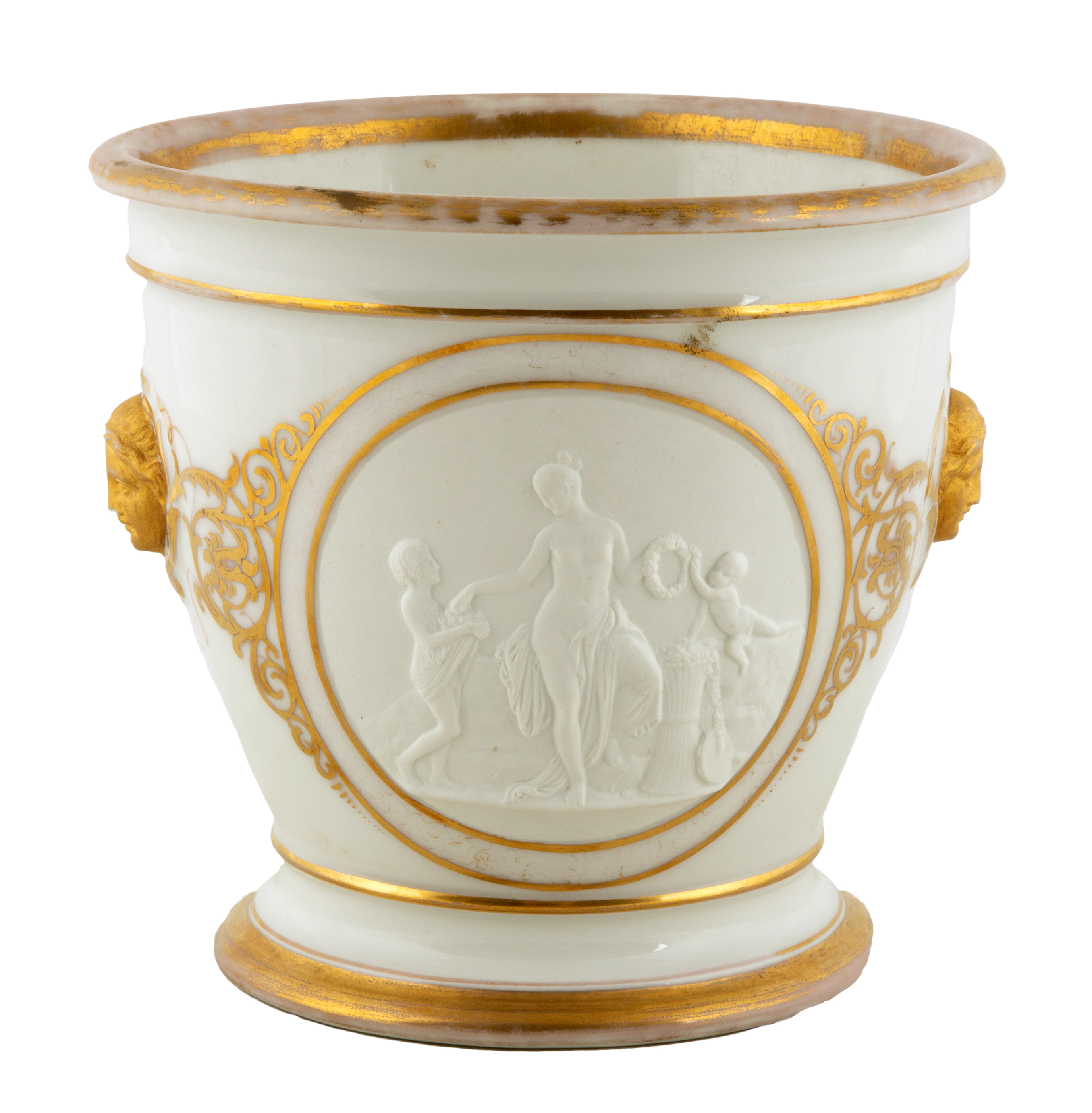 CLASSICAL CACHE POT Porcelain with