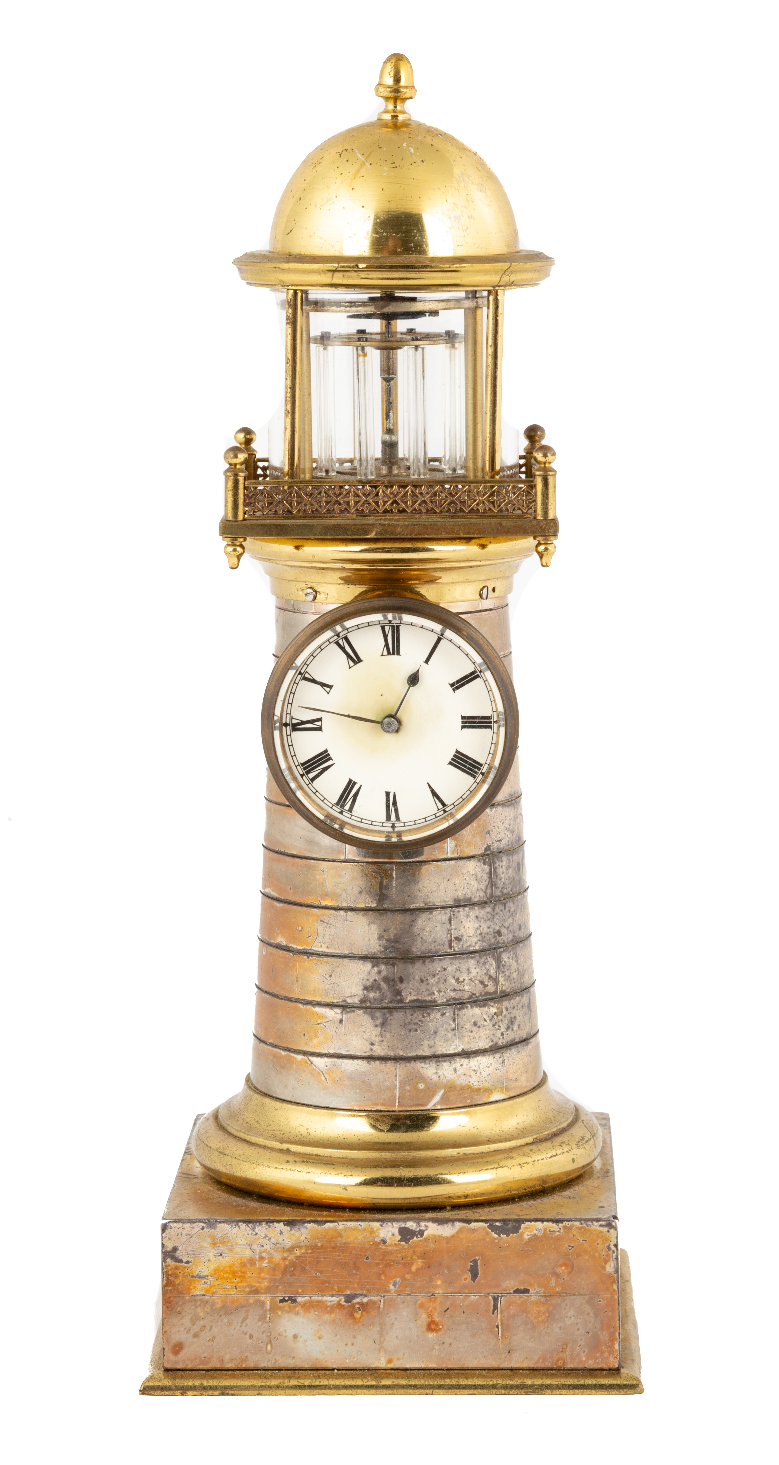 FRENCH INDUSTRIAL LIGHT HOUSE CLOCK 2c87b9