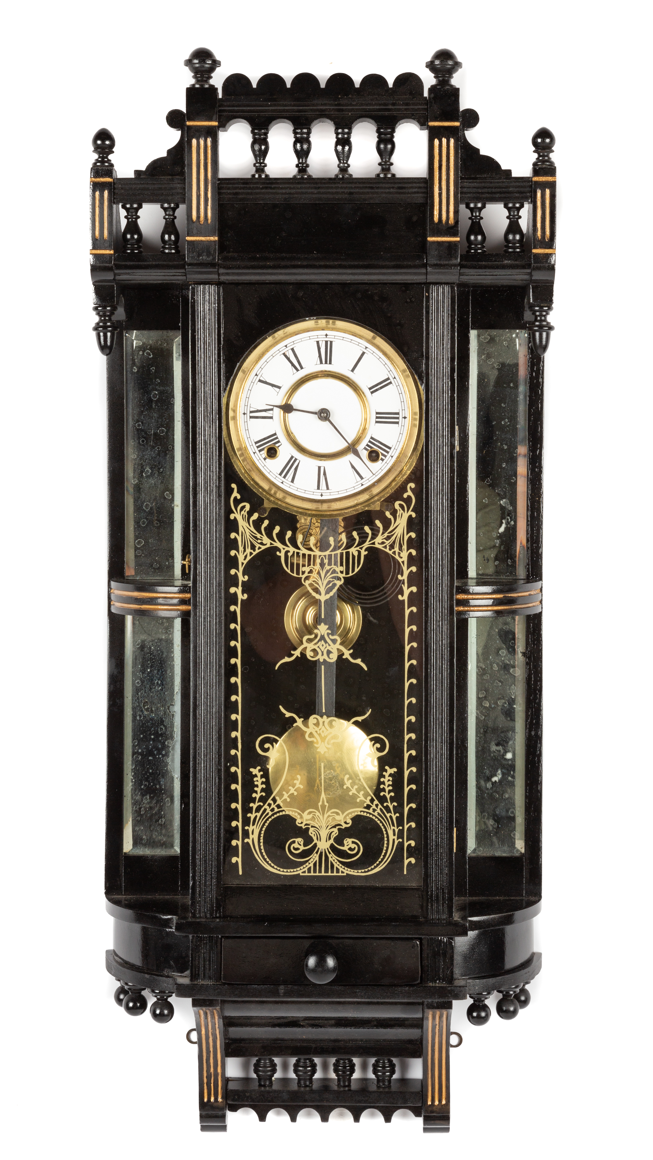 ANSONIA REFLECTOR WALL CLOCK circa 1880.