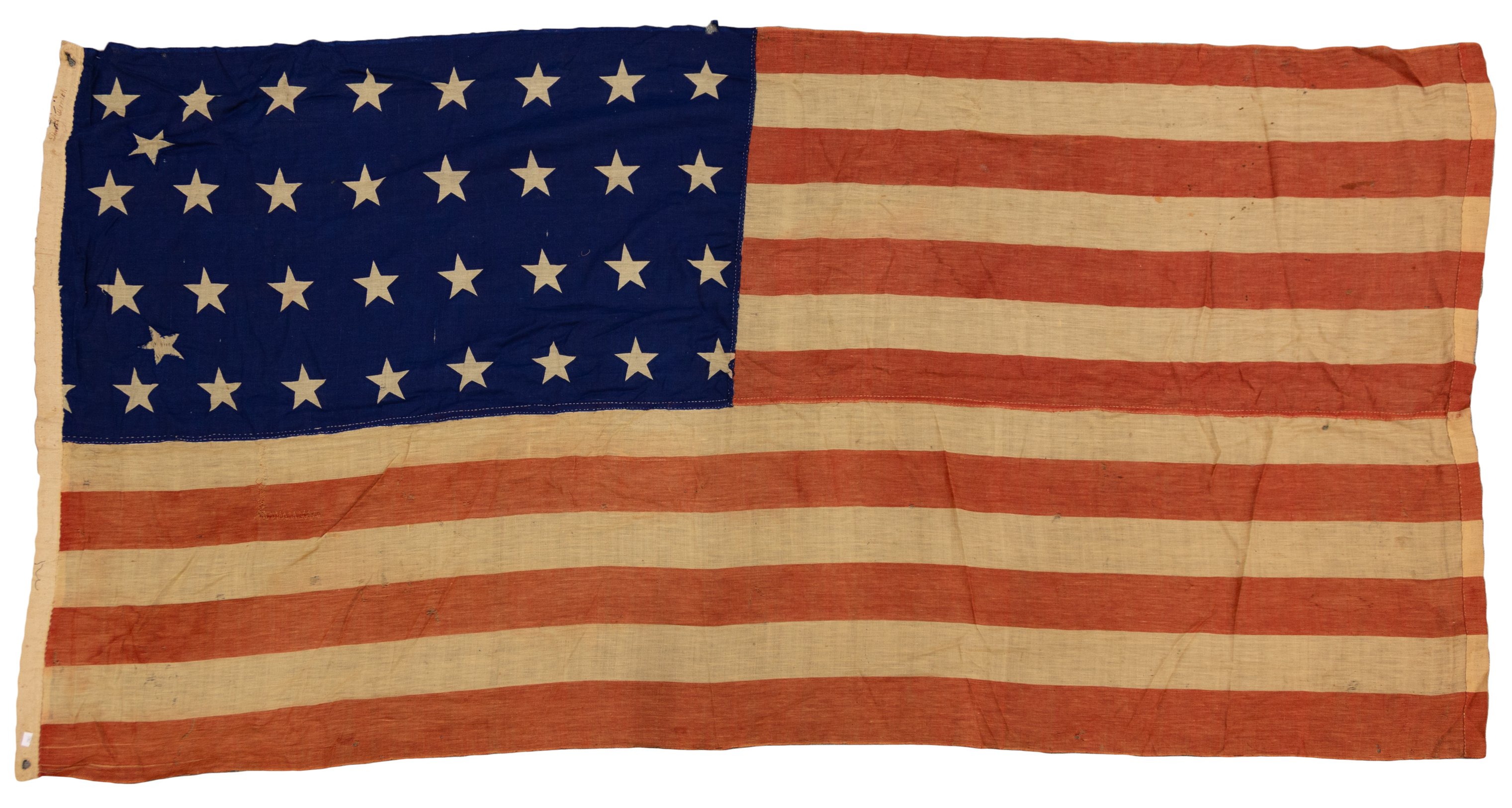 32 STAR AMERICAN FLAG circa 1858  2c8899