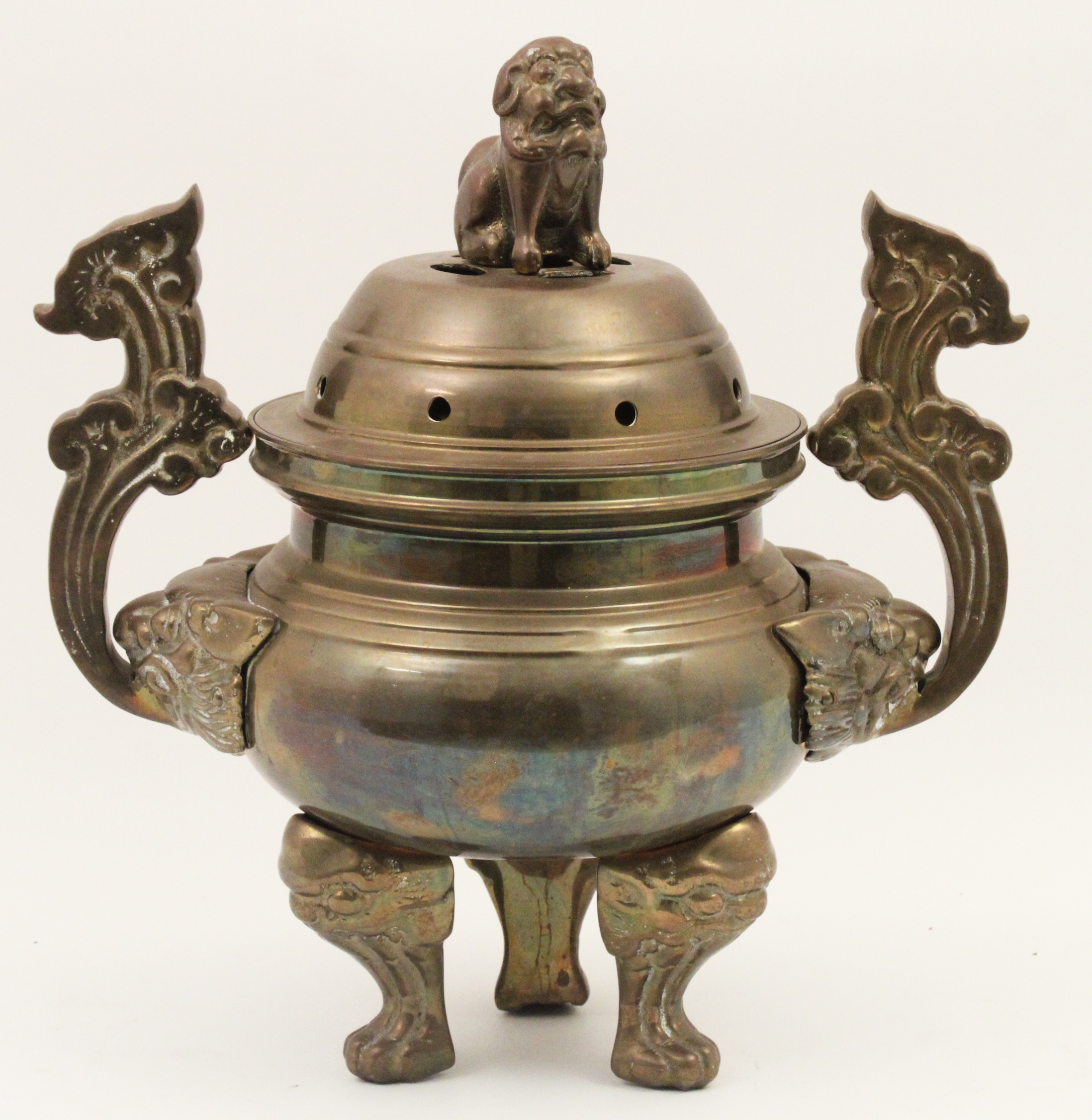 LARGE CHINESE BRASS CENSER Large 2c8917