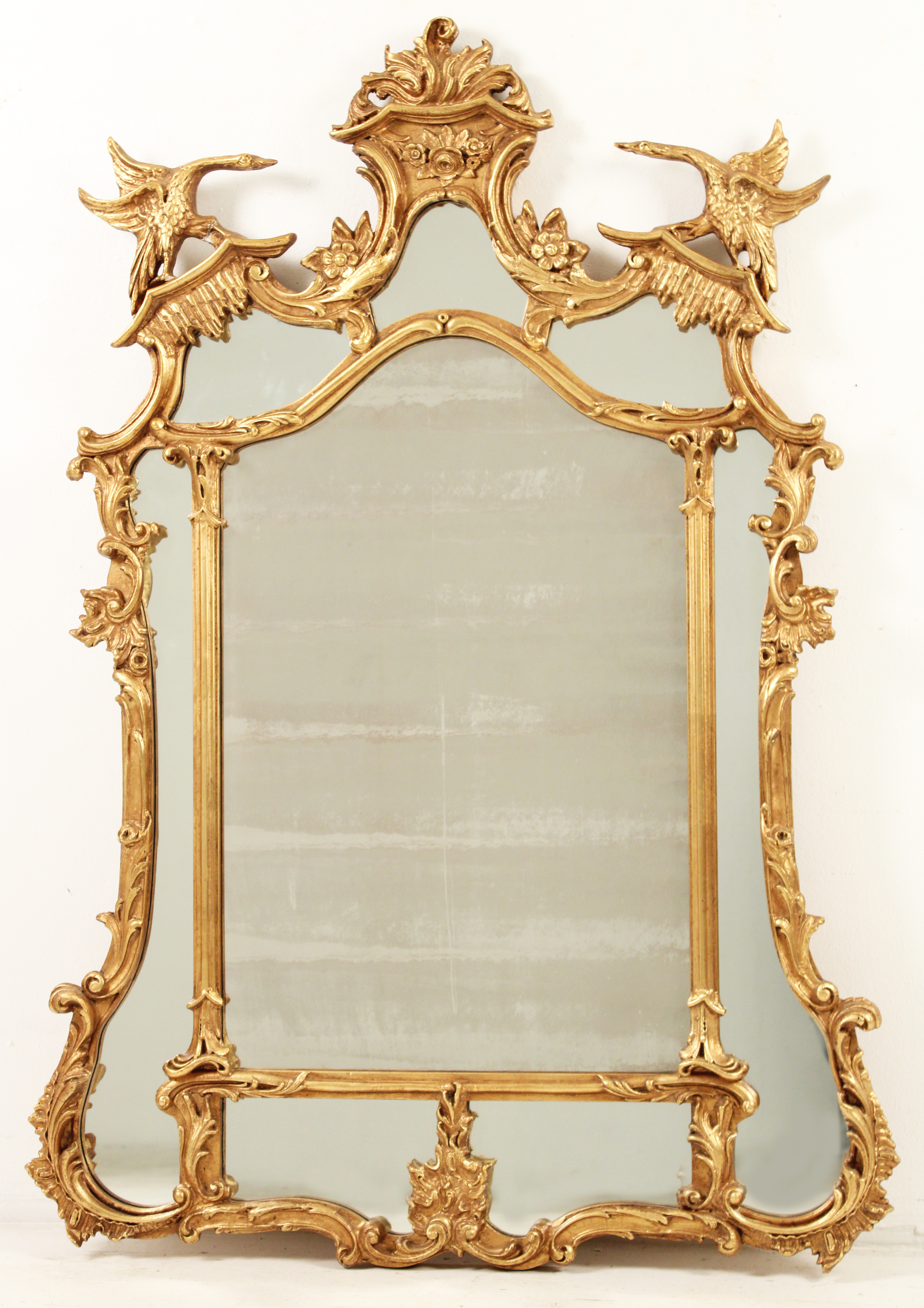 CHINESE CHIPPENDALE STYLE GILTWOOD