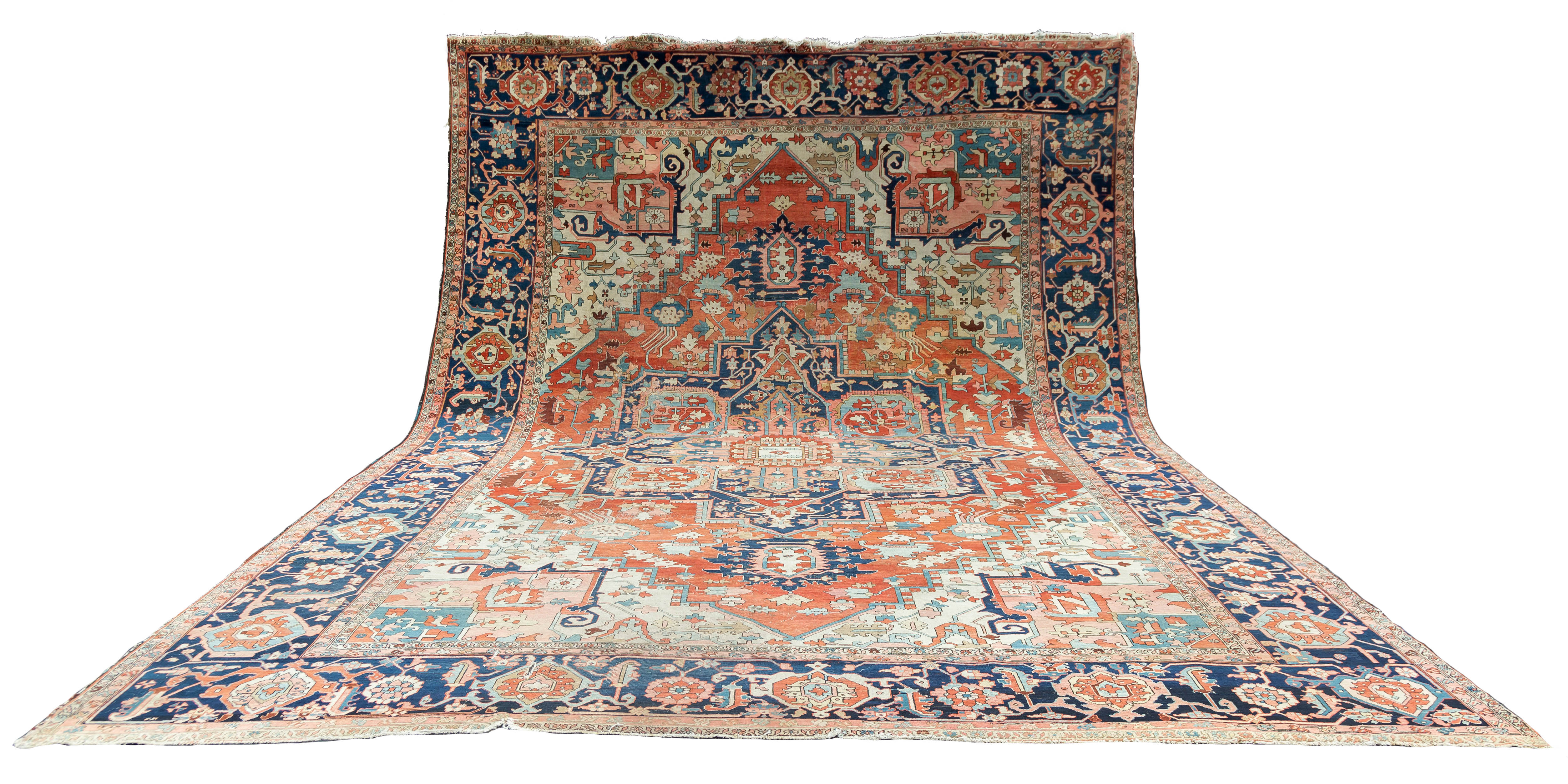 SERAPI ORIENTAL RUG 19th century.