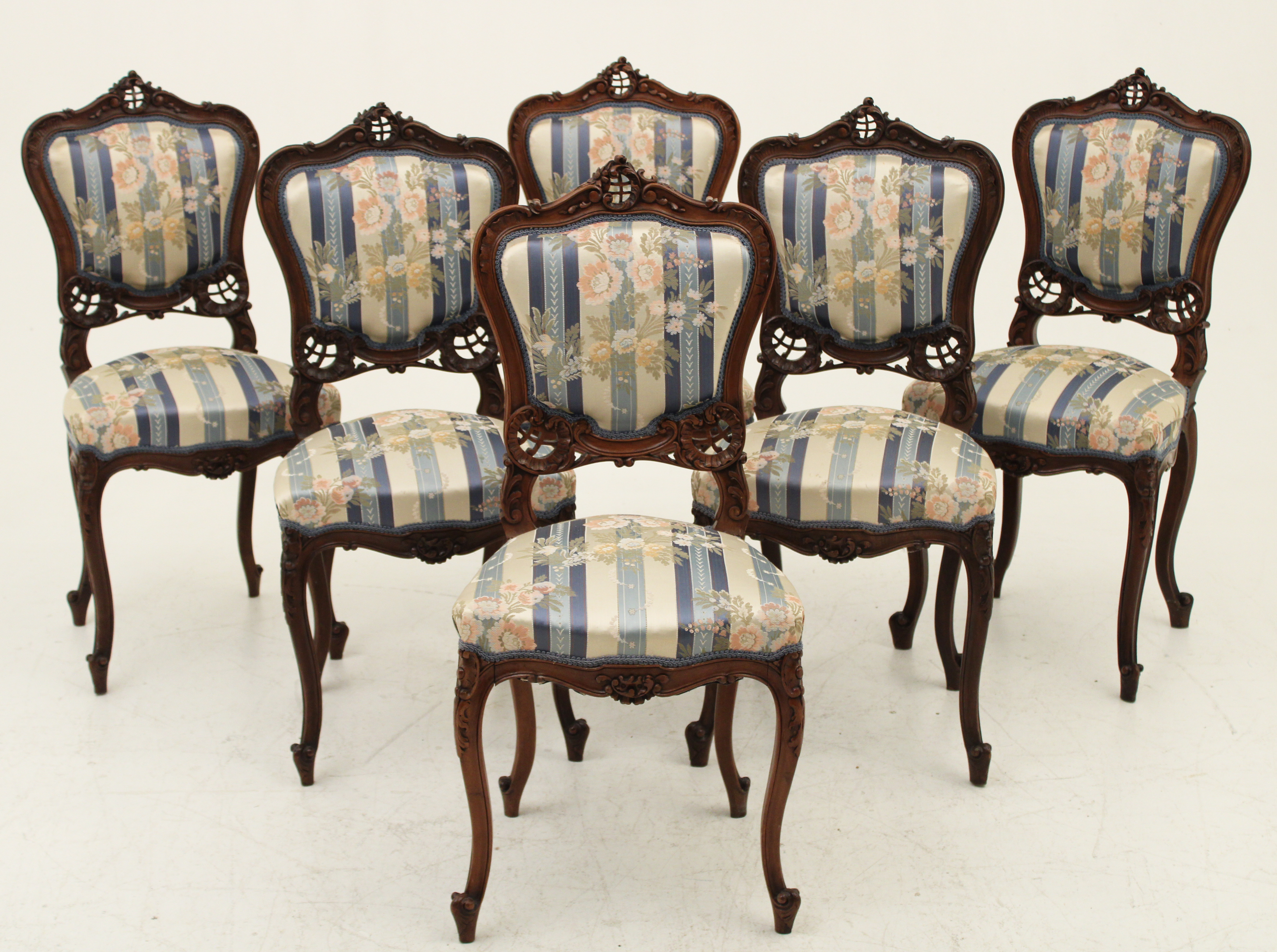 GROUP OF 6 LOUIS XV STYLE BOUDOIR