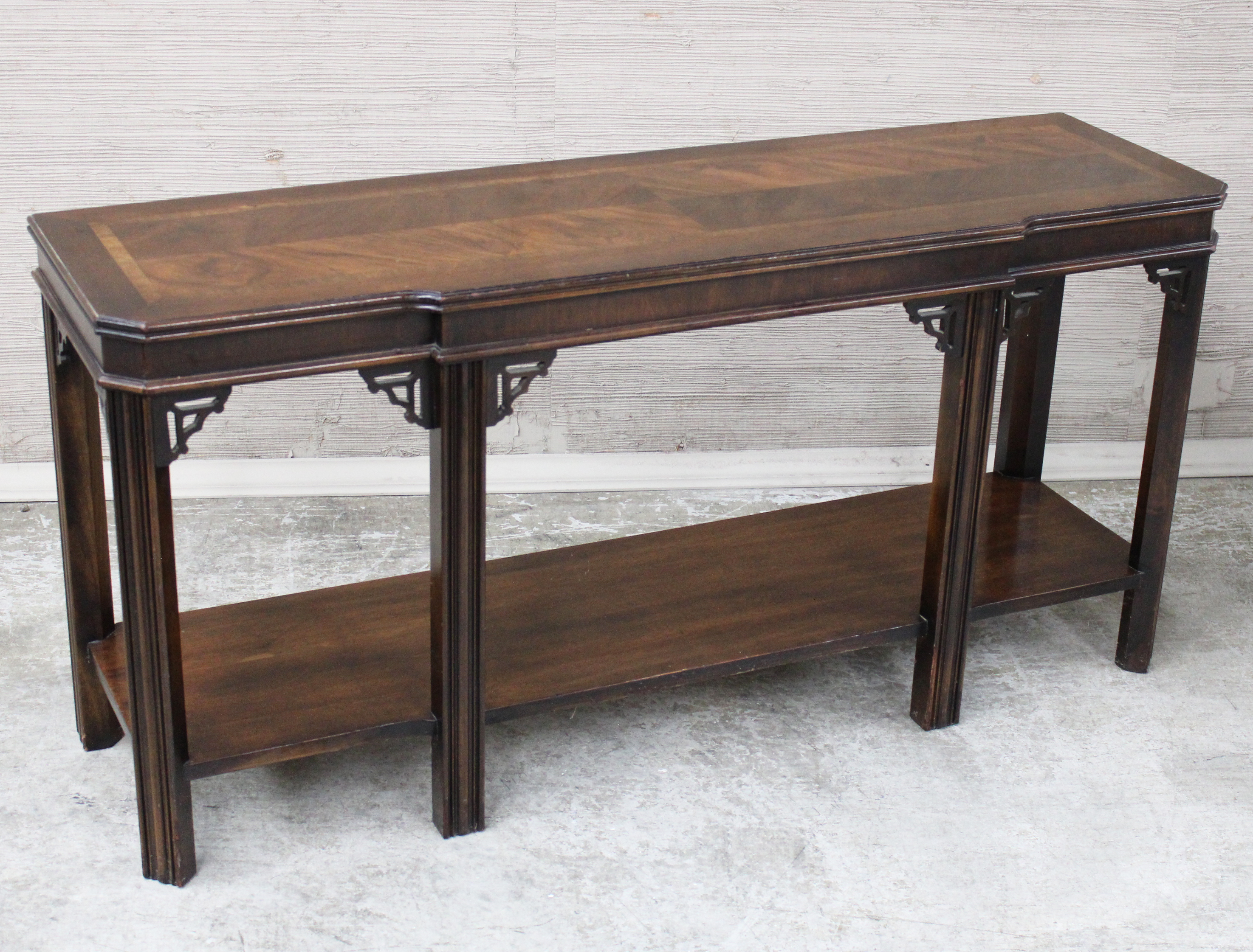 CHINESE CHIPPENDALE STYLE CONSOLE