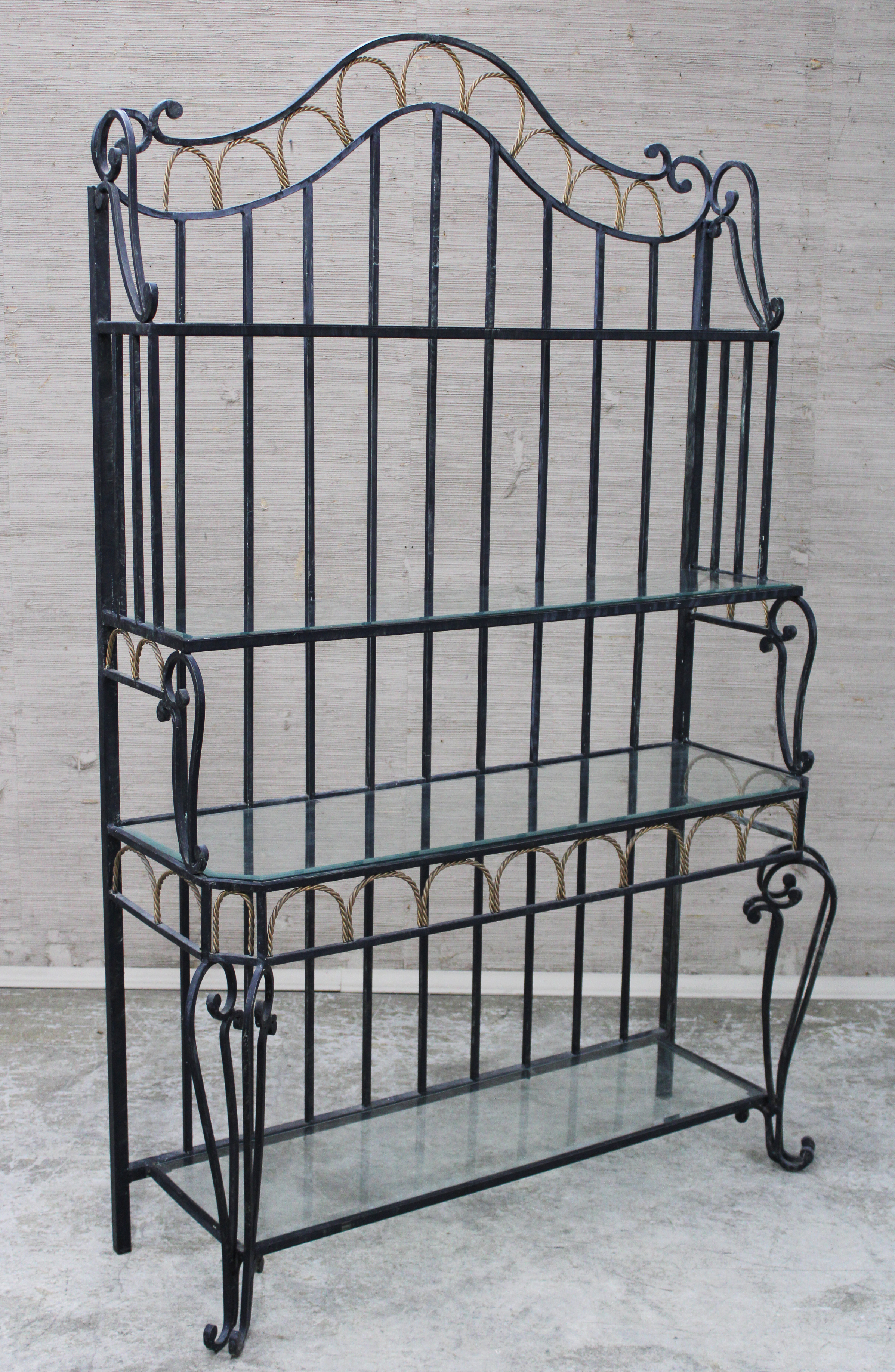 WROUGHT IRON BAKERS RACK Wrought