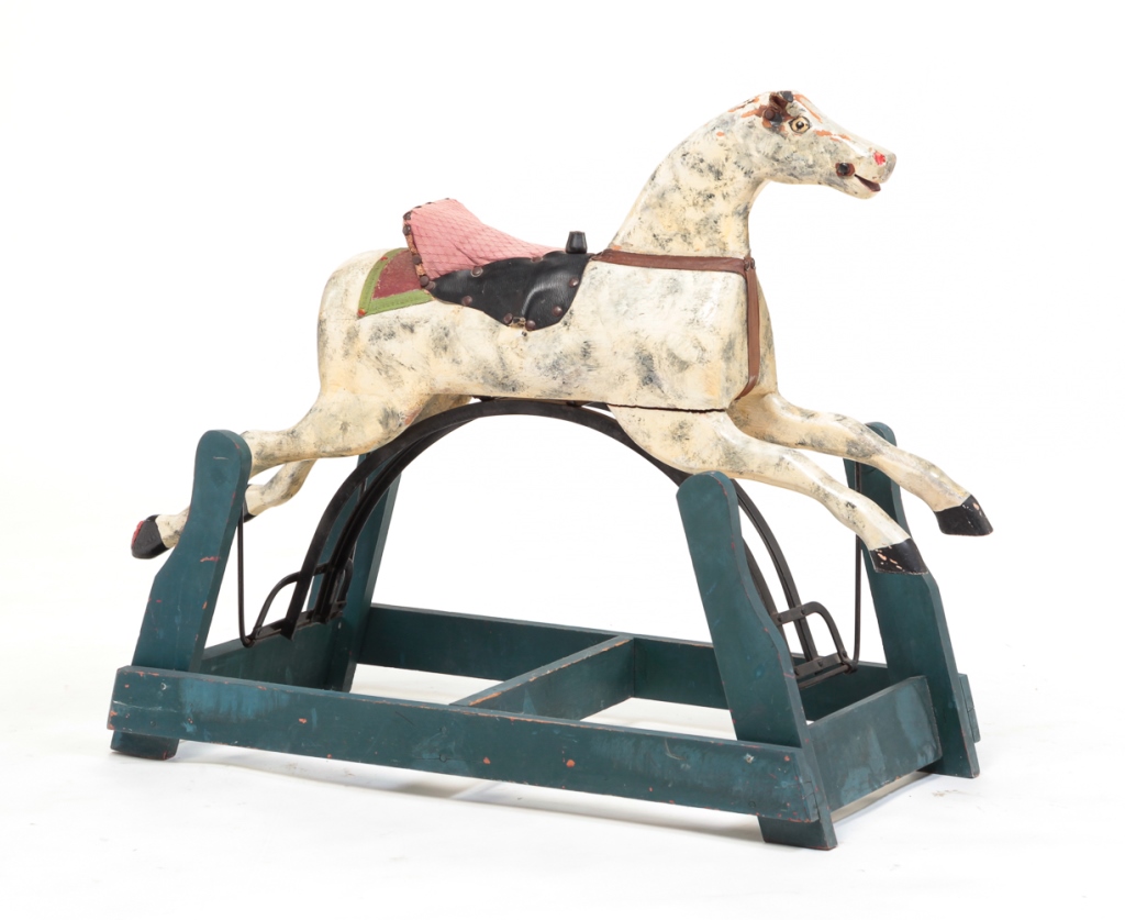 ROCKING HORSE. Possibly German, early