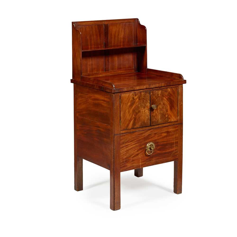 GEORGE III MAHOGANY NIGHT COMMODE
LATE