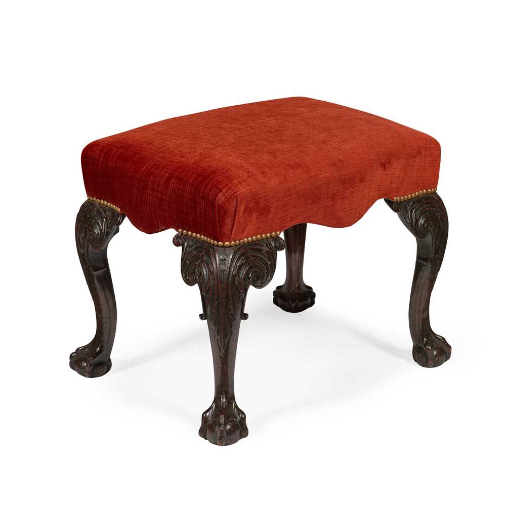 GEORGE II STYLE MAHOGANY STOOL
19TH