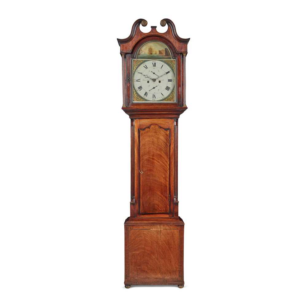 GEORGE III SCOTTISH MAHOGANY LONGCASE 2ca804