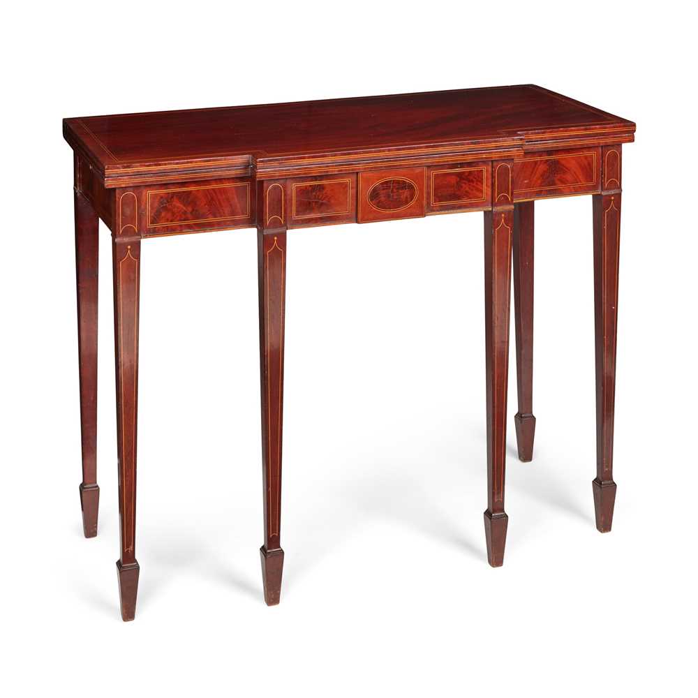 LATE GEORGE III MAHOGANY AND INLAID 2ca800