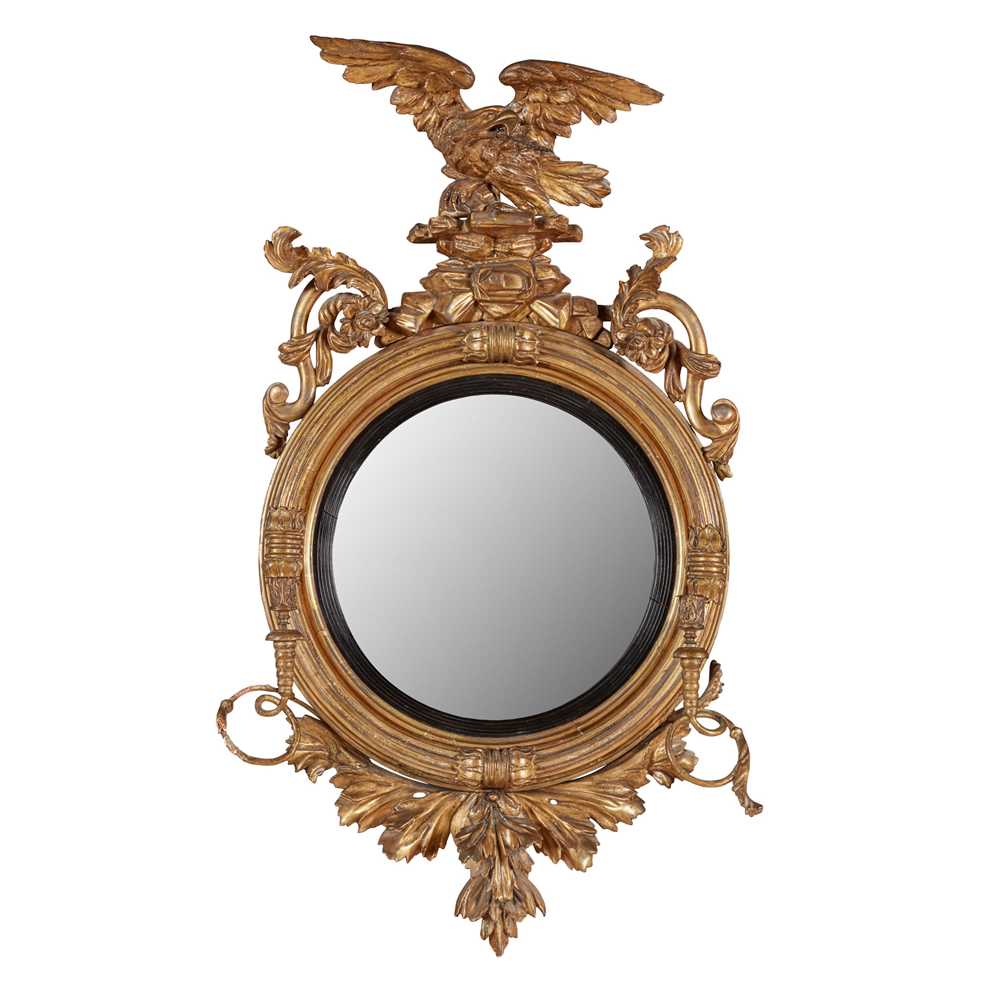 REGENCY GILTWOOD CONVEX GIRONDOLE