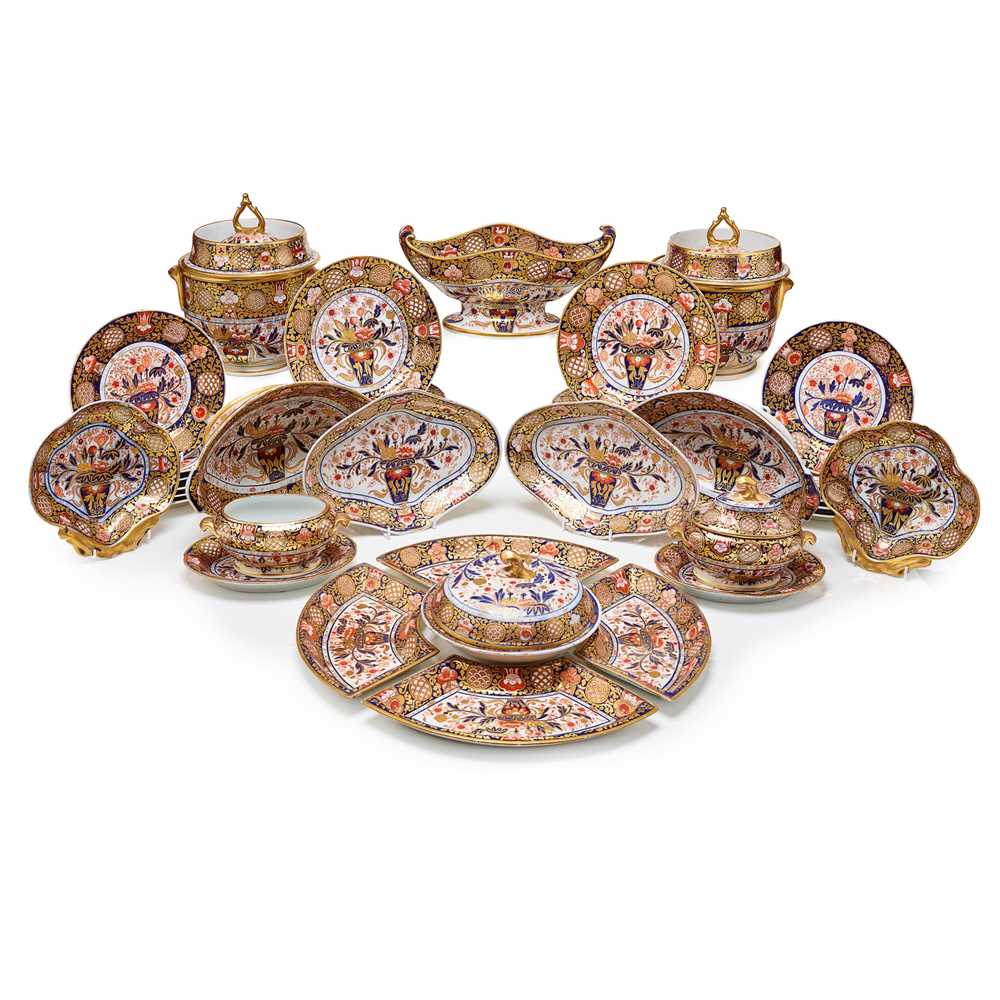 COALPORT IMARI PART DESSERT SERVICE
EARLY