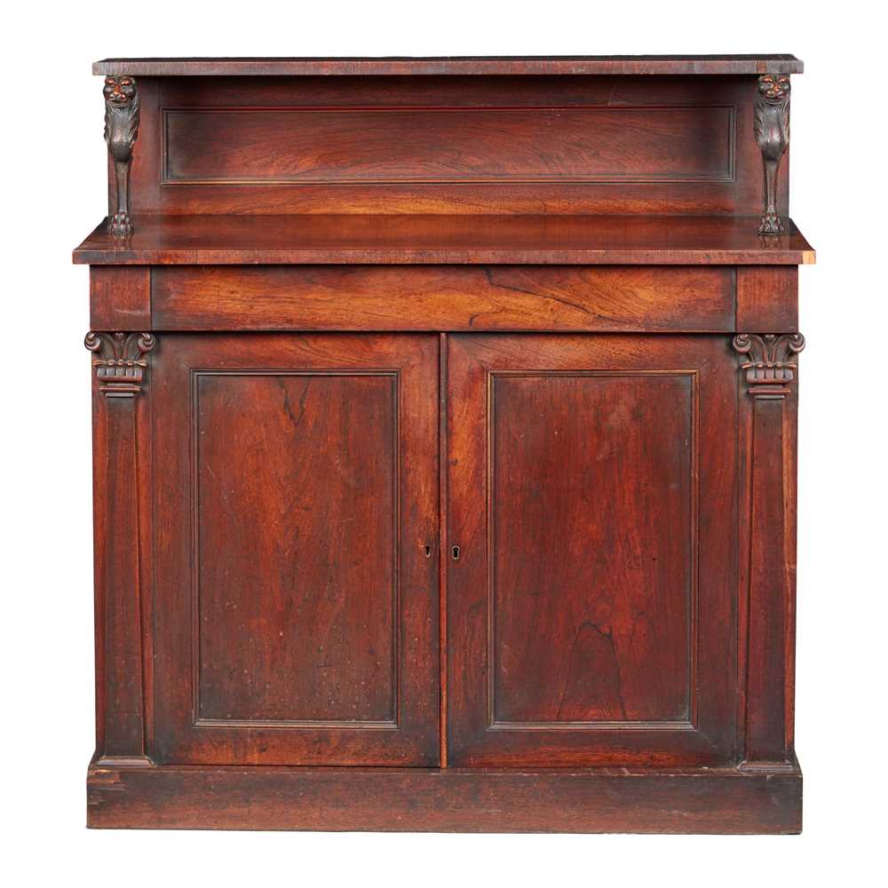 Y REGENCY ROSEWOOD SIDE CABINET EARLY 2ca830