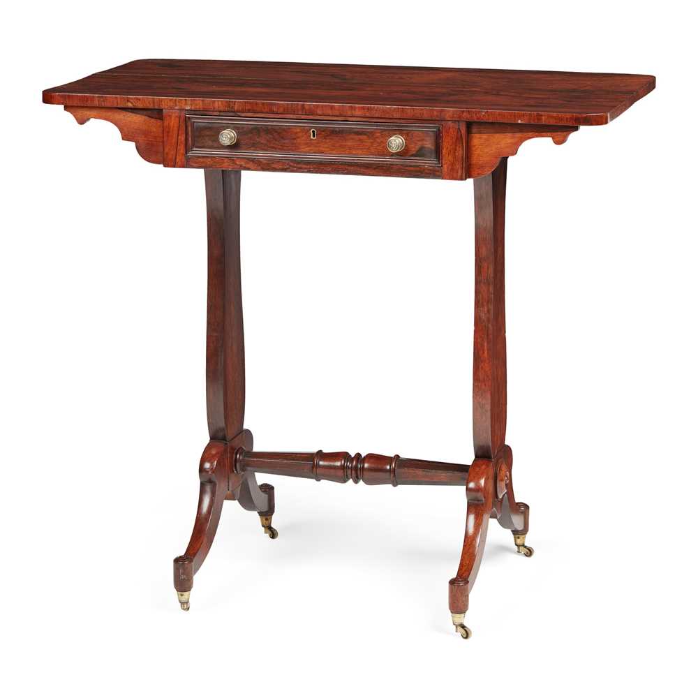 Y WILLIAM IV ROSEWOOD LAMP TABLE 19TH 2ca849