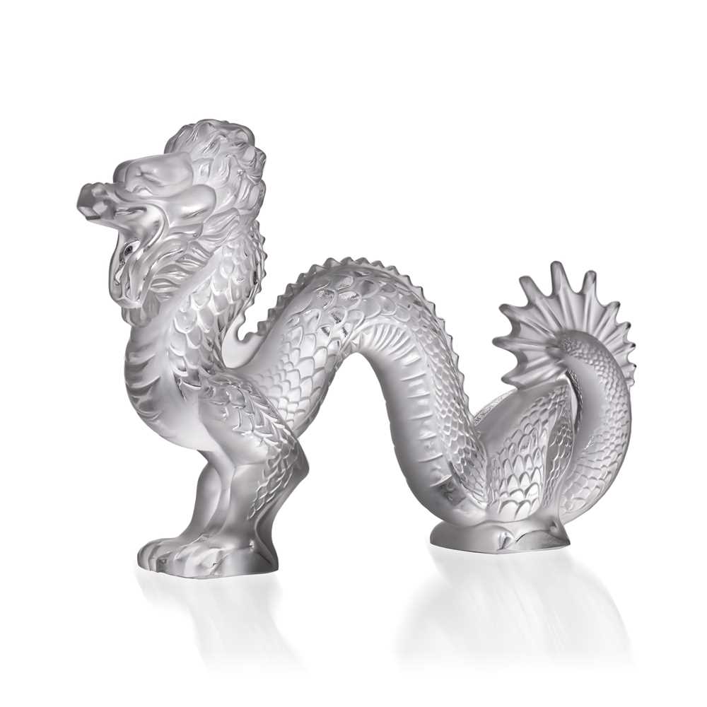 LALIQUE DRAGON NO 1213300 designed 2cb171