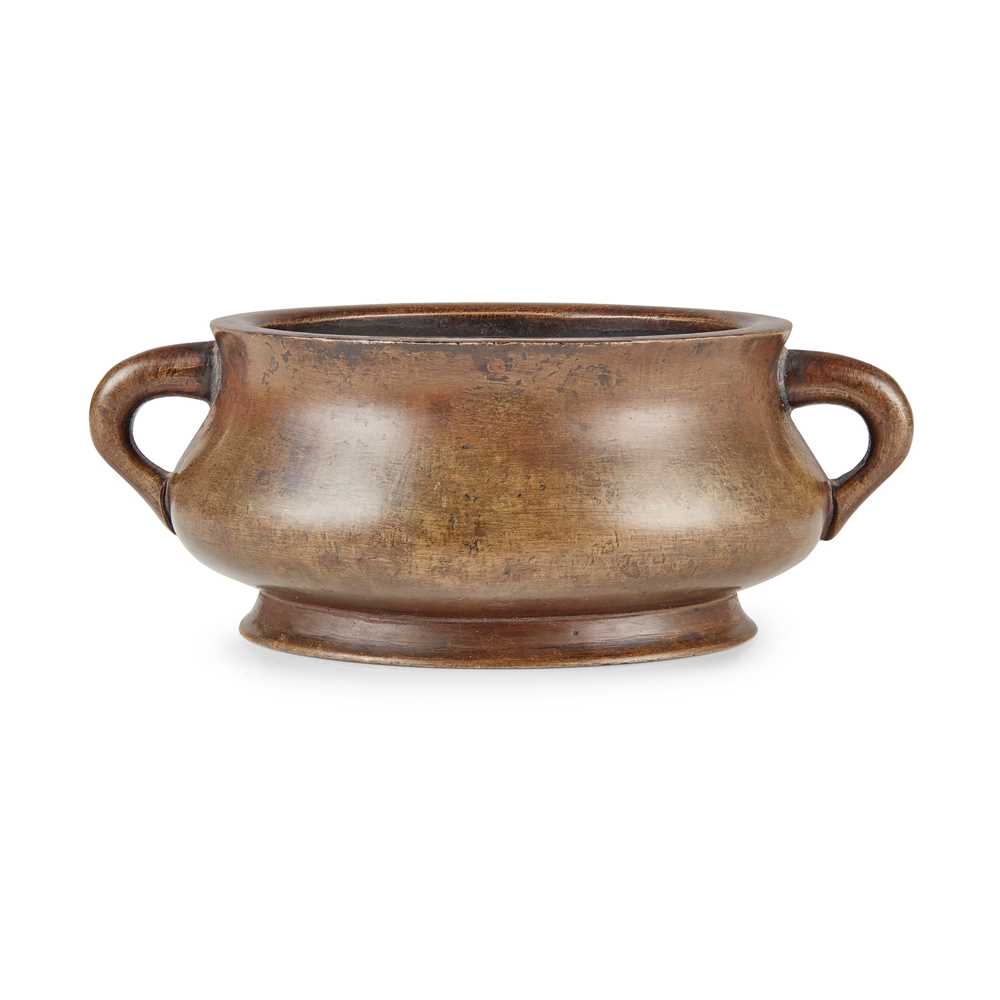 BRONZE CENSER
XUANDE MARK BUT 19TH-20TH