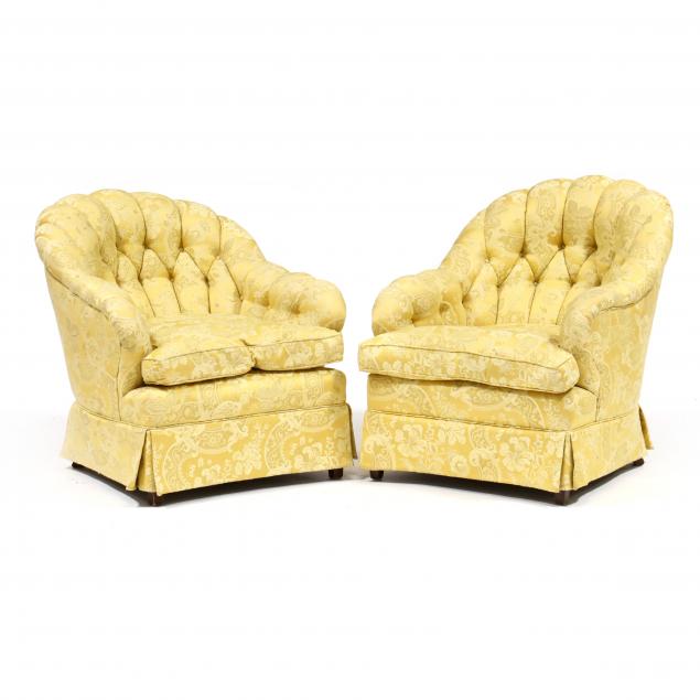 PAIR OF ENGLISH STYLE TUFTED CLUB 2c92a9